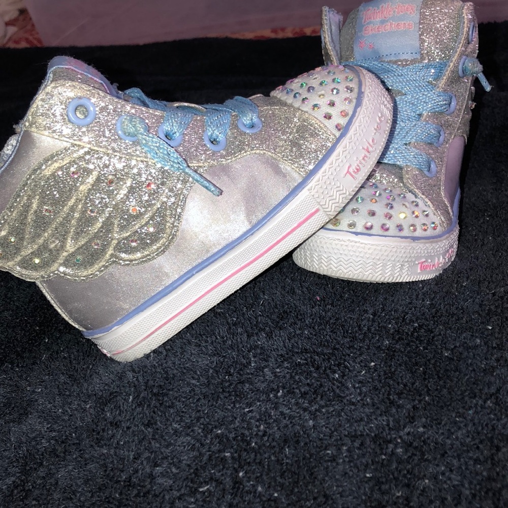 Twinkle toes high top sneakers